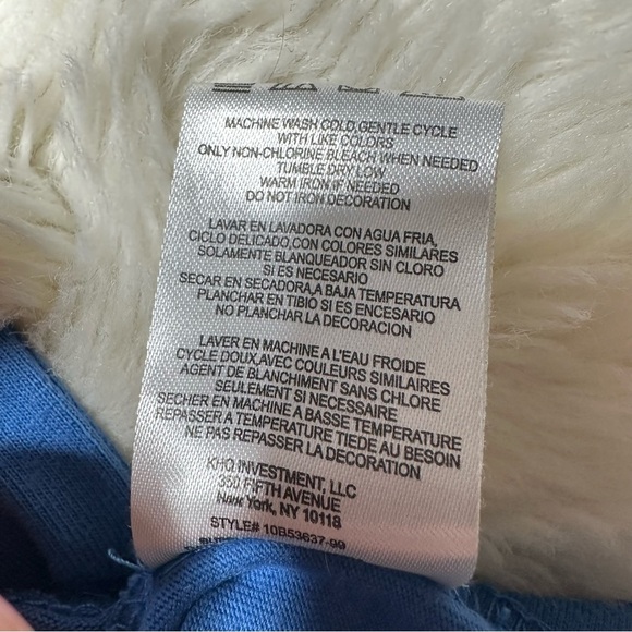 Kids Headquarters Shirt Long Sleeved Sports Blue Size 5 - Picture 11 of 16